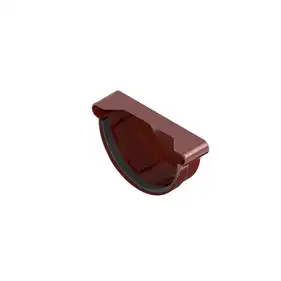 Заглушка ринви універсальна Ines система 120/80 RAL 3011 Червоний (67-083)