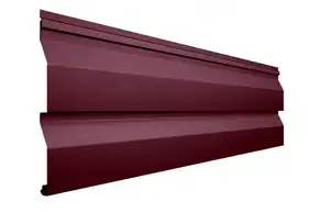 Сайдинг металлический Tile полиэстер Arcelor Nippon 0,43мм RAL 3005 Красный