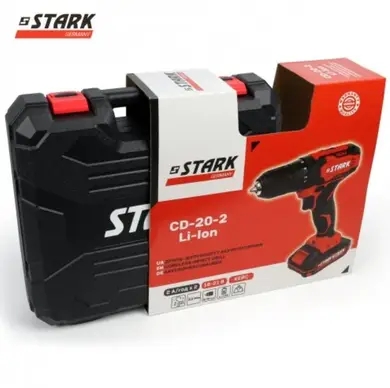 Дриль-шурупокрут ударний акумуляторний STARK CD-20-2 Li-Ion 20В