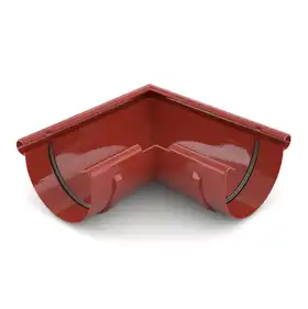 Угол внешний BRYZA система 125/90, 90° Красный RAL 3011 (62-063)