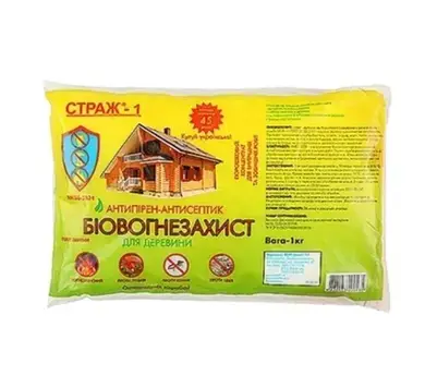 Концентрат сухий 1:10 STRAZH Страж - 1 для зовнішніх робіт під накриттям (пакет) 1 кг