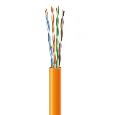 Кабель ЗЗЦМ FTP cat.5e LSZH 4х2х0,51 100МГц (бухта 305м) помаранчевий