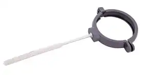 Держатель трубы PROFIL система 130/100 ПВХ L160 RAL 7024 Графит