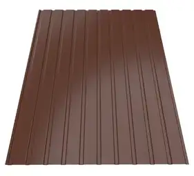 Профнастил Tile С-8 полиэстер U.S.Steel 0.50 mm RAL 8017 Коричневый