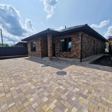 Тротуарна плитка Золотий Мандарин Плац 40 Гірчичний б/ф, комплект каменів