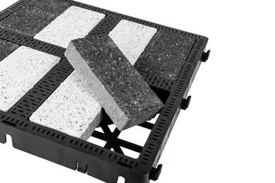 Георешетка PROTEX INOVGREEN IG 50 MOD 1 черная 50x50x5 см