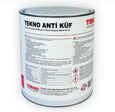 Краска против плесени блокирующая TEKNO Tekno Anti Kuf 3 кг, Белая