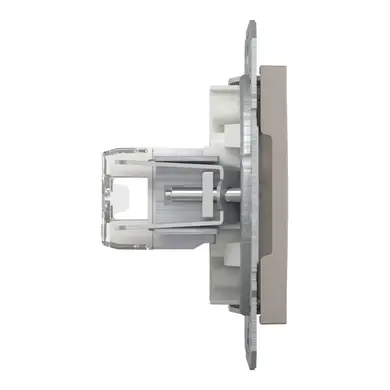 Розетка Schneider Electric комп. двойная RJ-45 внутр. "ASFORA" без рамки бронза (C2)