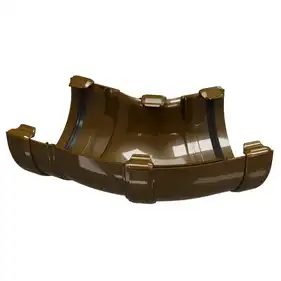 Угол желоба регулируемый Regenau (60°-160°) система 125/100 RAL 8017 Коричневый