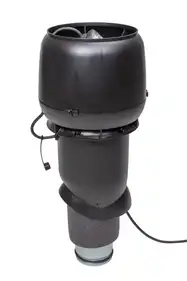 Вентилятор с шумопоглотителем VILPE Е 190 Р 125/500 черный