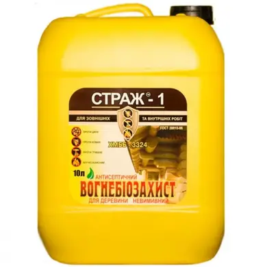Водный готовый раствор STRAZH Страж - 1 10 л (канистра)