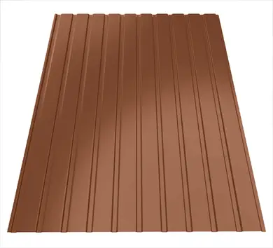 Профнастил Tile С-8 полиэстер Arcelor Nippon 0.39 mm RAL 8004 Терракота