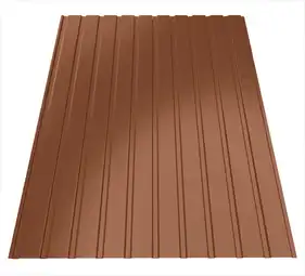 Профнастил Tile С-8 полиэстер Arcelor Nippon 0.39 mm RAL 8004 Терракота