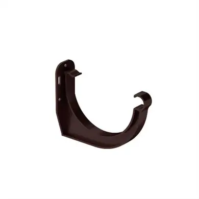 Кронштейн ринви торцевий Galeco PVC система 130/80 RAL 8019 Темно-коричневий