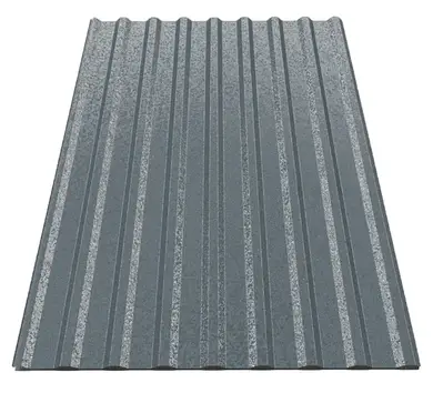 Профнастил Будсервис Т-18 Relief iceCrystal mat Thyssen krupp 0.50 mm RAL 7016 Графит