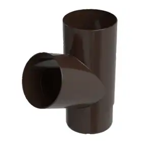 Трійник Galeco PVC система 130/80 67° RAL 8017 Шоколадно-коричневий