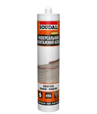 Клей монтажный универсальный Soudal 49А 280мл