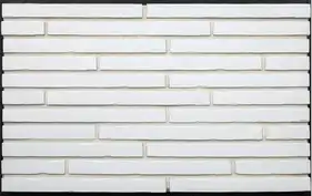 Плитка ручного формування Loft Brick Колекція Long XL Монблан 20 Рігель 490х40х20мм