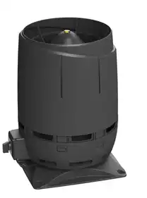 Вентилятор  VILPE FLOW Еco 125S  300x300, черный