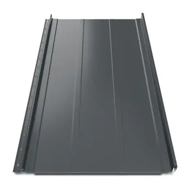 Кликфальц Tile "Трапеция" полиэстер U.S.Steel 0.45 mm RAL 7016 Графит