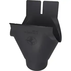 Воронка овальная завальцованная Zambelli Robust система 127/80 RAL 7016 Антрацит