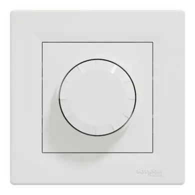 Димер поворотний ЛЕД Schneider Electric RC 3-370 Вт,  "ASFORA" білий 