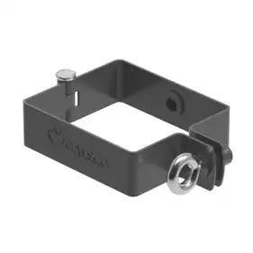 Кронштейн труби Galeco PVC² система 135/70х80 RAL 7021 Графітовий