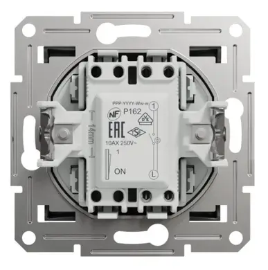 Выключатель Schneider Electric 1-кл. внутр. с подсветкой. "ASFORA" без рамки антрацит (C1) 