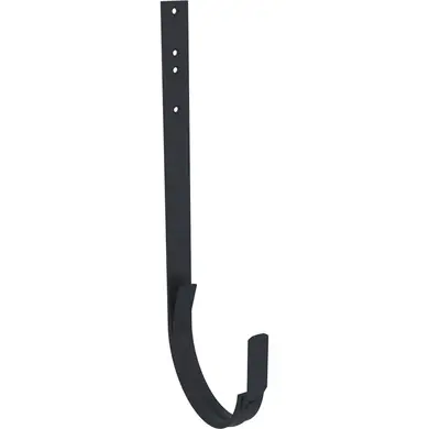 Крюк длинный с усиленным швом Zambelli Robust система 127/80 RAL 7016 Антрацит