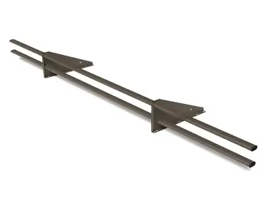 Снегозадержатель трубчатый универсальный 2м EVOMET комплект RAL 8019 Коричневый