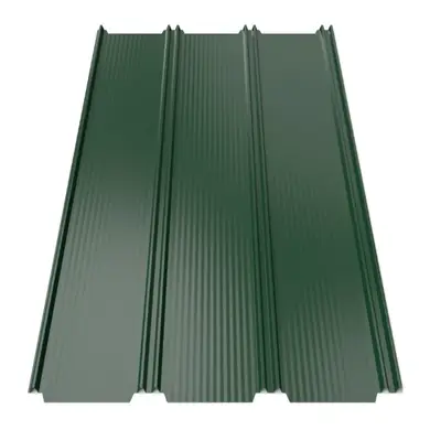Кликфальц Tile "Фальц настил" полиэстер SeAH 0.45 mm RAL 6005 Зеленый