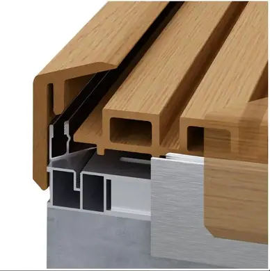 F-профіль Legro Ultra Naturale (WPC + алюм.) Maple 70х40х2500 mm