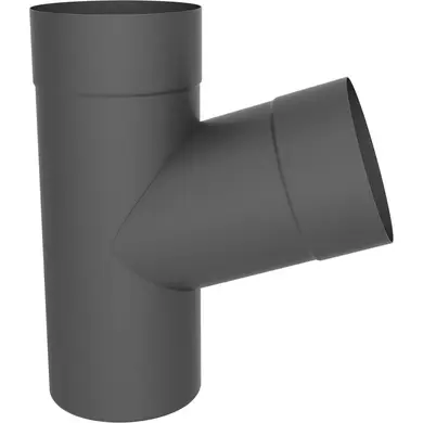 Трійник 72⁰ 100/100 Zambelli Robust система 153/100 RAL 7037 Сірий