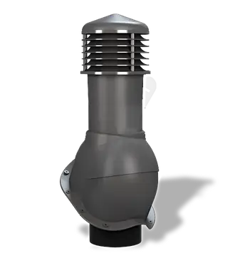Вентиляційний вихід неізольований для металочерепиці Wirplast WiroVent PERFEKTA K53 Ø150/500 мм графіт