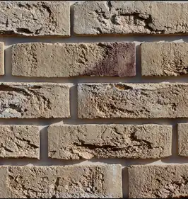 Плитка ручного формування Loft Brick Колекція Бельгійська 10 Бежево-жовтий 240х71х15мм