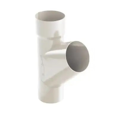 Трійник 60⁰ Galeco Stal система 120/90 RAL 9003 Білий