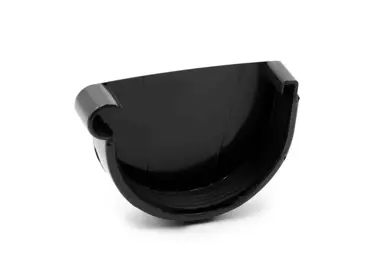 Заглушка желоба левая RainWay система 130/100 RAL 9005 Черный