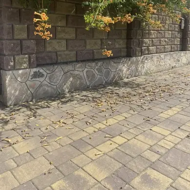 Тротуарная плитка Блок - Форт Венеція Агат 120х120, 120х180, 180х240 мм