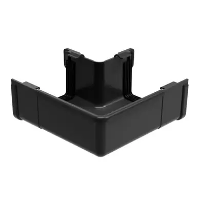 Угол внешний (с уплотнителями – 2 шт.) Galeco PVC² система 135/70х80, 90° RAL 9005 Черный