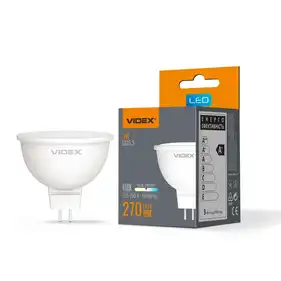 LED лампа Videx MR16e 3W GU5.3 4100K (VL-MR16e-03534)