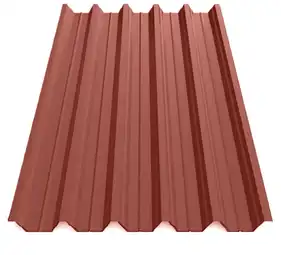 Профнастил Будсервіс Т-40 ультра матполіестер ArcelorMittal (Німеччина) 0.50 mm RAL 3009 Червоний