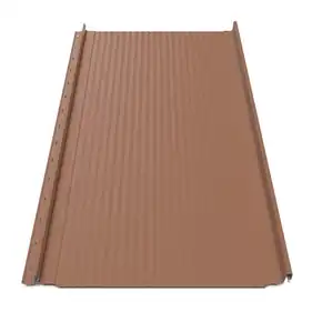 Кликфальц Tile "Волна" матполиэстер U.S.Steel 0.45 mm RAL 8004 Терракота