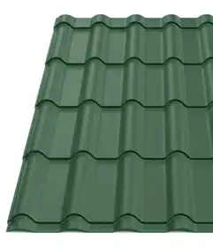 Металлочерепица Tile "Ретро" матполиэстер SeAH 0.45 mm RAL 6005 Зеленый