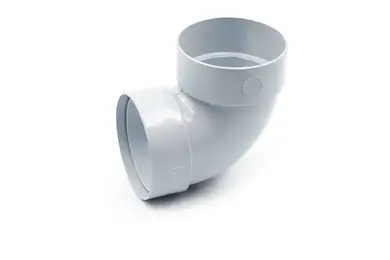 Отвод двумуфтовый RainWay система 90/75 87° RAL 7040 Серый