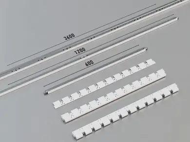 Профіль Ruler Грильято "П" 600 мм (75х75 мм) RAL 9006 (металік)
