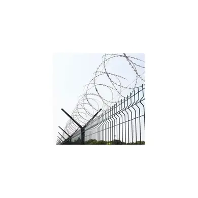 Армированная колючая лента Завод Центр - Сетка Заграда Егоза Спираль СББ-500/3 ф1.9/2.8 мм бухта 21 м.п.