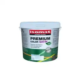 Сатиновая эмульсионная краска Isomat ISOMAT PREMIUM COLOR ECO SATIN 10 л, белый