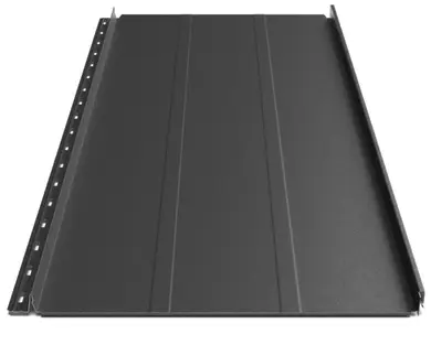 Кликфальц Будсервис "Смарт" П3 Pladur wrinkle mat Thyssen krupp 0.50 mm RAL 9005 Черный
