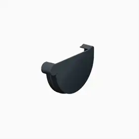 Заглушка права Galeco PVC система 150/100 RAL 7015 Графітовий