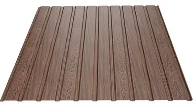 Профнастил GOOD ROOF ПС-10 Поліестер Printech 2-D Китай,0,40 мм Під дерево (венге)